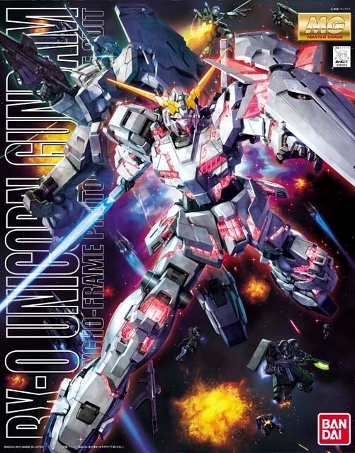 MG 1/100 RX-0 Unicorn Gundam Full Psycho-Frame Prototype Mobile Suit